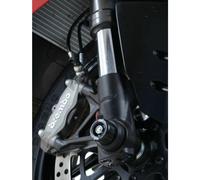 Proteggi di forcella r & g racing-nero per moto ricambi accessori pezzi