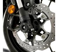 proteggi di forcella r & g racing-nero per ricambi moto