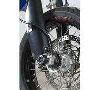 Proteggi di forcella r & g racing-nero per ricambi moto accessori pezzi