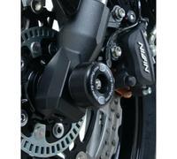 proteggi di forcella r & g racing-nero per ricambi moto