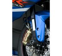 Proteggi di forcella r & g racing-nero per ricambi moto accessori pezzi