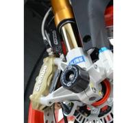 Protezione forcella R&G RACING nera per Aprilia Tuono V4