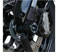 proteggi di forcella r & g racing-nero per ricambi moto