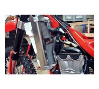 Proteggi Di Radiatore Alluminio Rosso AXP beta ax1357 per Moto