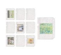 Proteggi documenti trasparenti - 10 buste con cerniera M5 a 5 anelli per biglietti | tasche per documenti per raccoglitori | per professionisti viaggiatori, artisti, insegnanti manageriali