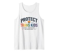 Proteggi i Bambini Trans LGBTQ+ Pride Equality Support Design Canotta