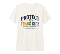 Proteggi i Bambini Trans LGBTQ+ Pride Equality Support Design Maglietta Premium