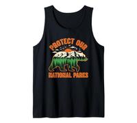 Proteggi i Nostri parchi Nazionali resistere Supporto Natura Bear Lover Canotta