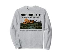 Proteggi Il Nostro Parco Nazionale Retro Vintage Non in Vendita Supporto Felpa