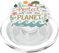 Proteggi Il Nostro Pianeta Diritti Umani Protesta Citazione Art PopSockets PopGrip per MagSafe