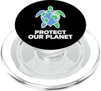 Proteggi il nostro pianeta Tartaruga Terra PopSockets PopGrip per MagSafe