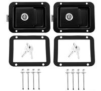 Proteggi il tuo camper con questo set di serrature per armadietti, design con rivetti fissi per una maggiore sicurezza, include 2 serrature e 4 chiavi