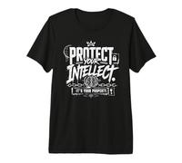 Proteggi Il Tuo intelletto Graphic Design Maglietta Premium