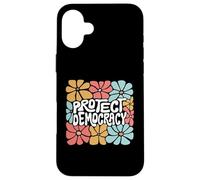 Proteggi la democrazia Retro Vintage Patriottico Pro Democratico Custodia per iPhone 16 Plus