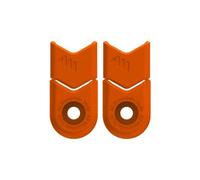 All Mountain Style Protezione Guarnitura Crank Defender elastomero TPU ad alta resistenza Arancione