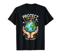 Proteggi la nostra casa Save the Planet Tee Consapevolezza della Giornata della Terra Maglietta
