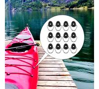 Proteggi la tua attrezzatura 12 anelli a D in nylon per kayak e canoa