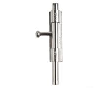 Proteggi la tua proprietà con il chiavistello in acciaio inox da 20,3 cm, finitura spazzolata per un uso a lungo termine