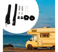 Proteggi la tua tenda con questo kit di fissaggio nero per roulotte e automobili