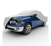 Proteggi la vernice dell'auto Copertura per camion con barriera antipioggia adatta a pickup cabina standard a letto lungo fino a 228 pollici, TRB-4 - (polipropilene pellicola impermeabile, grigio)