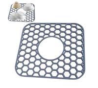 Proteggi Lavello per Cucina | Protezione in Silicone per Rubinetto Lavello | Base Antiscivolo con Scarico Centrale, Rivestimento a Drenaggio Rapido Accessori Cucina e per Bagno Protezione Graffi