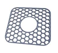 Proteggi Lavello, Protezione Piano Silicone Rivestimento Sink, Base Antiscivolo con Scarico Centrale, Rivestimento a Drenaggio Rapido Accessori Cucina e per Bagno Protezione Graffi