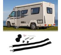 Proteggi le tue tende da sole con questo kit di fissaggio nero per roulotte e ca