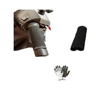 PROTEGGI MANOPOLE SCOOTER PRO GRIP PER MANUBRIO MOTO SCOOTER E BICI TESSUTO ELASTICO ANTISCIVOLO NERO LUN 9,8XLARG 3CM UNIVERSALE