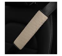 Proteggi Massaggio Traspirante Mesh Coprispalla Per Auto Per Interni Cintura Di Sicurezza Per Spalla Articolo Decorativo Cuscino Cintura Sicurezza(Beige)