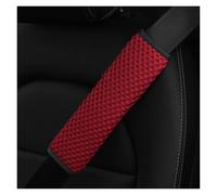 Proteggi Massaggio Traspirante Mesh Coprispalla Per Auto Per Interni Cintura Di Sicurezza Per Spalla Articolo Decorativo Cuscino Cintura Sicurezza(Wine red)