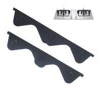 Proteggi Piano Cottura Per Piani Cucina | Copri Interstizi In Acciaio Inox Per Bancone | Set di 2 Paraspigoli Retrattili per Forno Piani Cucina Piano Cottura Fessure Lavello