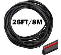 Proteggi Portiera Auto, CTRICALVER 8M Nero Proteggi bordo auto Striscia, Paraspigoli Auto Portiere, Guarnizione Porta Auto a forma di U, per la Maggior Parte delle Automobili