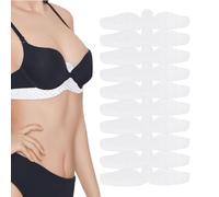 Proteggi-reggiseno antisudore 10 pezzi, coppette assorbenti sottoseno | 10 pezzi, effetto cotone non tessuto, super assorbente, assorbe subito, fresco tutto il giorno, yoga, corsa, palestra.