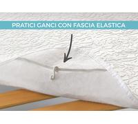 Proteggi Rete Coprirete Letto Modello Alba Con Elastici Made In Italy