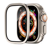 Proteggi Schermo per Apple Watch Ultra Da 49Mm; Cornice in Lega Di Titanio Con V