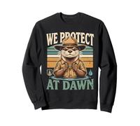 Proteggiamo All'alba Wildlife Otter Felpa