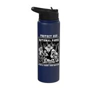 Proteggiamo Luoghi infestati Giardini Creature Bigfoot Stainless Steel Insulated Water Bottle