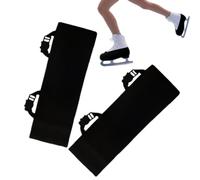 Proteggilama Pattini Artistici con fibbia e protettore universale nero | Coperture Protettive Soakers delle Lame per Uomo Donna Scarponi Conservazione Pratica Allenamento Gara Cor