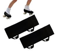 Proteggilama Pattini Artistici Copertura Morbida Elastica Universale Nera | Coperture Protettive Soakers delle Lame per scarponi da pattinaggio allenamento viaggio pratica lezione