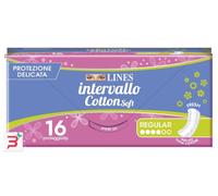 PROTEGGISLIP LINES INTERVALLO COTTON SOFT FRESH DISTESI 16 PEZZI