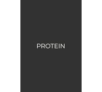 Protein: Simple Daily Macro Tracker For Your Food Diet and Nutrition | Dark Gray