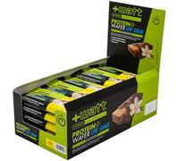 Protein+ Wafer Low Sugar, Barretta Proteica senza Zuccheri Aggiunti, +WATT (Box 25 pezzi, Vaniglia)