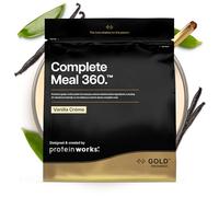 Protein Works | Complete Meal 360 - GOLD Innovation, ricambio per pasti shake, alta proteina, Omega 3, 165 benefici per la salute, dura 3-5 ore, crema alla vaniglia, 20 pasti, 2 kg