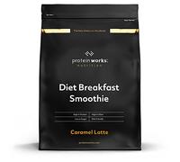 Protein Works | Diet Breakfast 360 - GOLD Innovation, Shake Colazione Sostitutivo Pasti Dietetico Salva-Tempo, Con Caffeina, Basso Zucchero, Caramel Latte, 36 Porzioni, 2kg