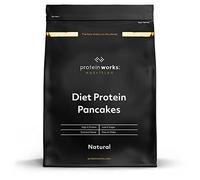 Protein Works | Diet Protein Pancakes - GOLD Innovation, Miscela Pancake Proteica Premium, Colazione Bassa Calorie, Basso Grasso & Zuccheri, Glucomannano, Perdita Peso, Naturale, 25 Porzioni, 1kg