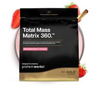 Protein Works | Total Mass Matrix 360 - Gold, Panna e Fragole, 1.32kg