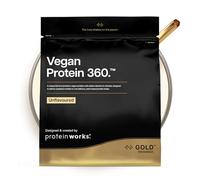 Protein Works | Vegan Protein 360 - GOLD Innovation, Proteine Vegane, Miscela Multi-Proteica Premium 100% Vegetale, Shake a Basso Contenuto di Grassi e Calorie, Non aromatizzato, 16 Porzioni, 500g