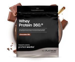 Protein Works | Whey Protein 360 - PLATINUM Innovation, Proteine Isolate in Polvere. Whey Isolate, Omega 3, Enzimi Digestivi, Senza Zuccheri Aggiunti, Cioccolato Morbido, 17 Porzioni, 600g