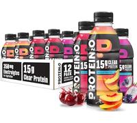 Protein2o Hydration Drink - Bevanda liquida 2 in 1 con proteine del siero di latte isolate ed elettrolitiche, 15 g di proteine, vitamine B5, B6, recupero post-allenamento, 50 ml, confezione da 12