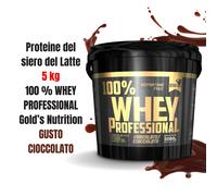 Proteine con isolate e idrolizzate 5kg 100% WHEY PROFESSIONAL Gold's Nutrition